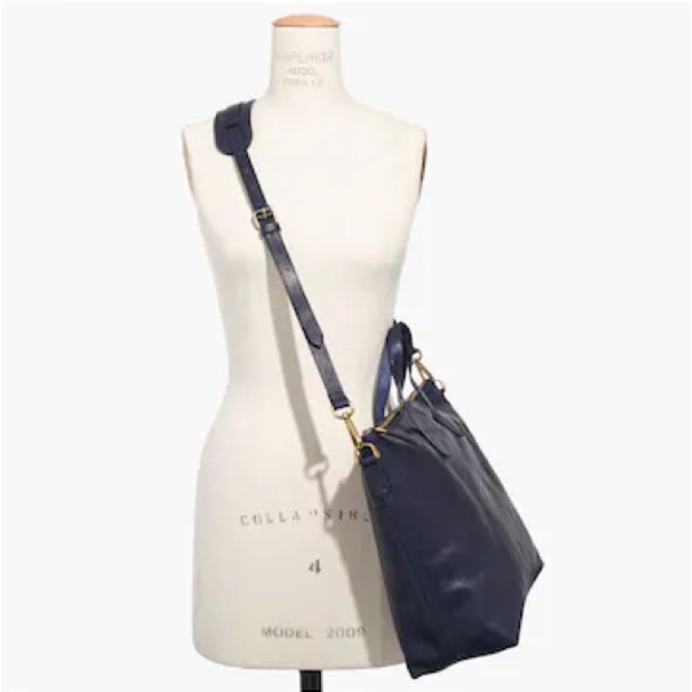 Madewell black transport satchel